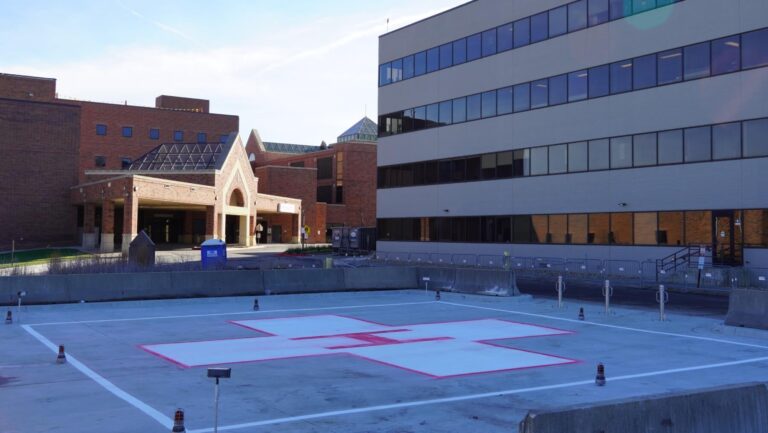 St. Joseph Medical Center Helipad After Project