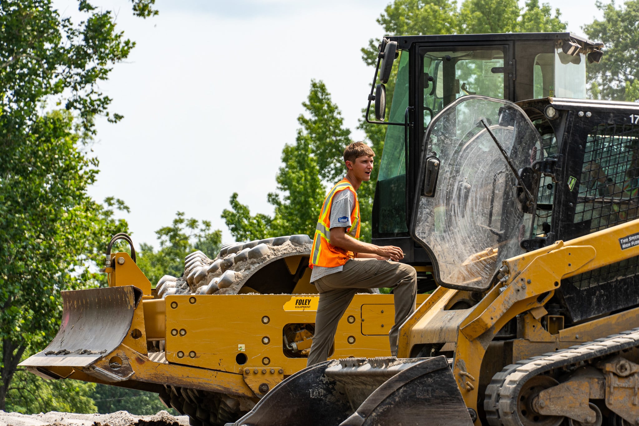 MAC Employee with Buldozer